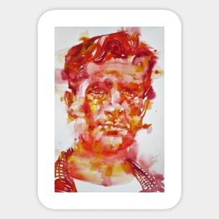 JACK KEROUAC watercolor portrait .3 Sticker